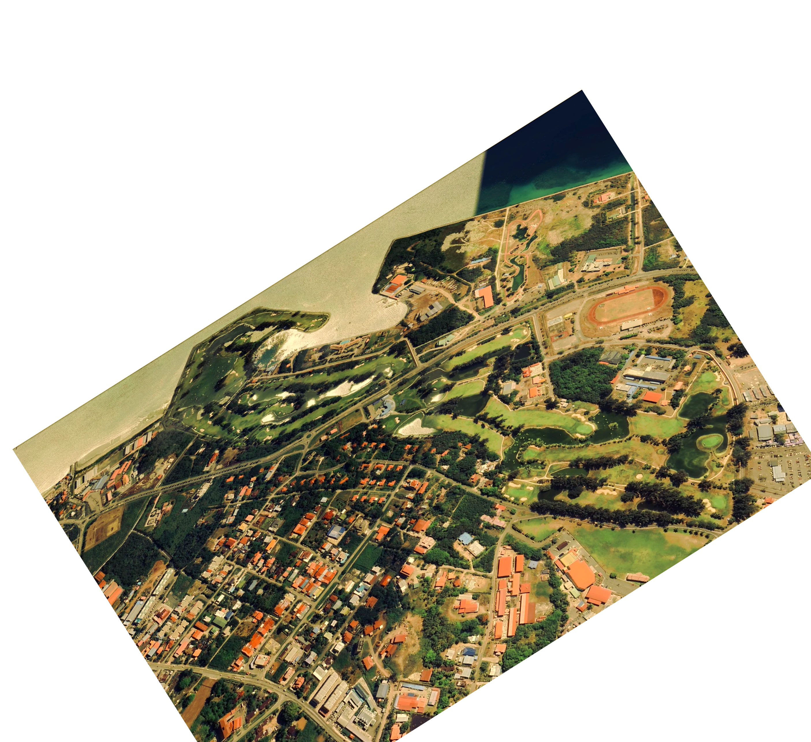 Eagle Bay Retreat Kudat Golf Course hole 4 sunrise