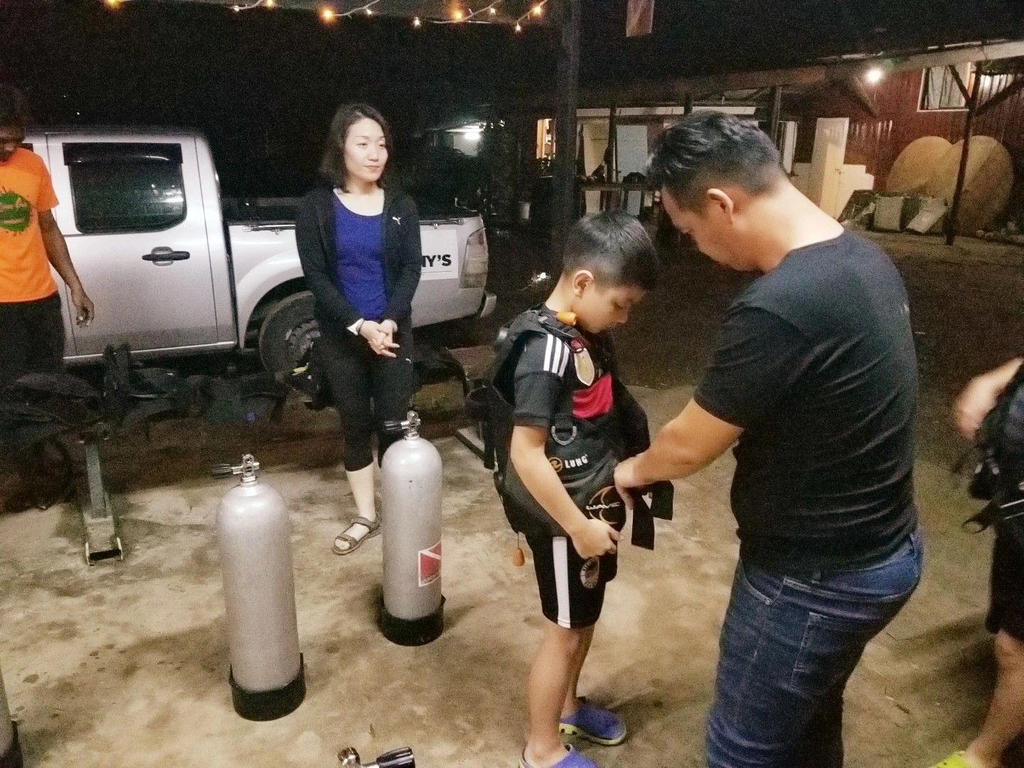 Scuba diving  training