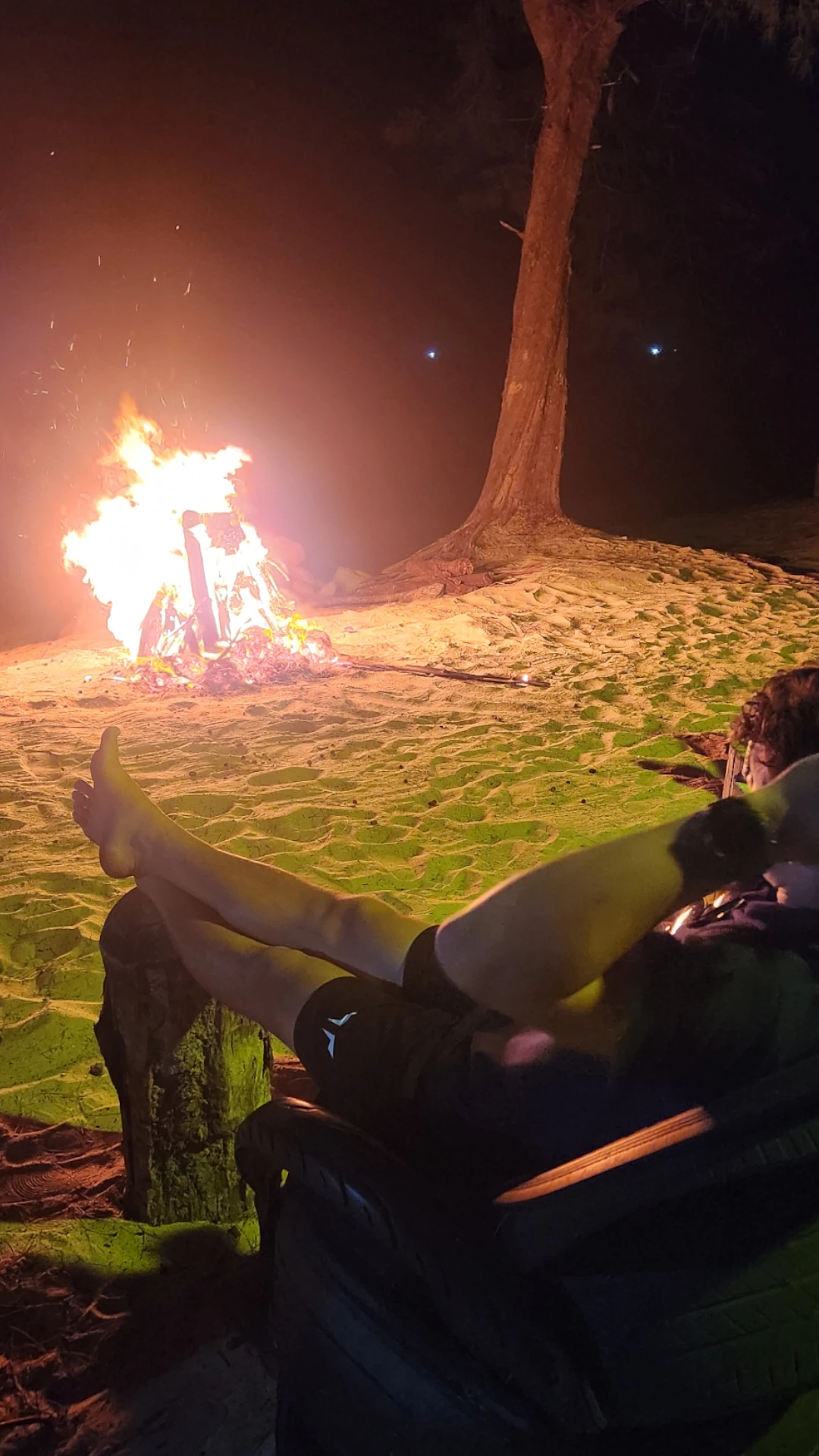 Eagle Bay Retreat Beach Fire boy