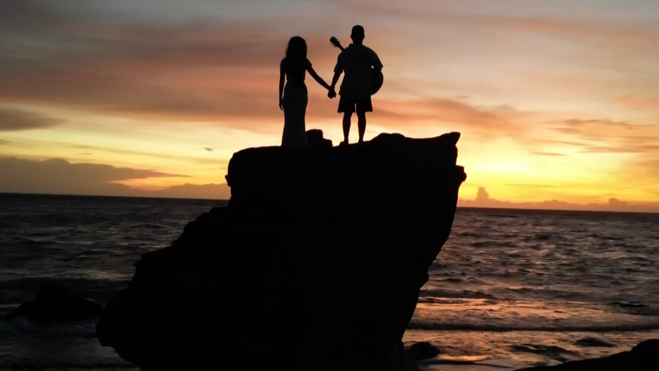 Eagle Bay Retreat Featured Couple Sunset Romantic