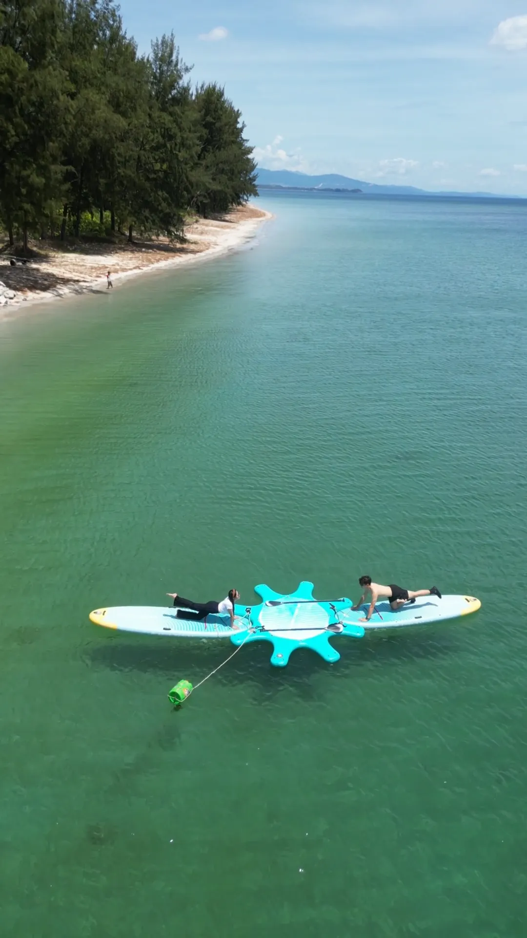 Eagle Bay Retreat Beach Activities SUP Yoga Paddle board