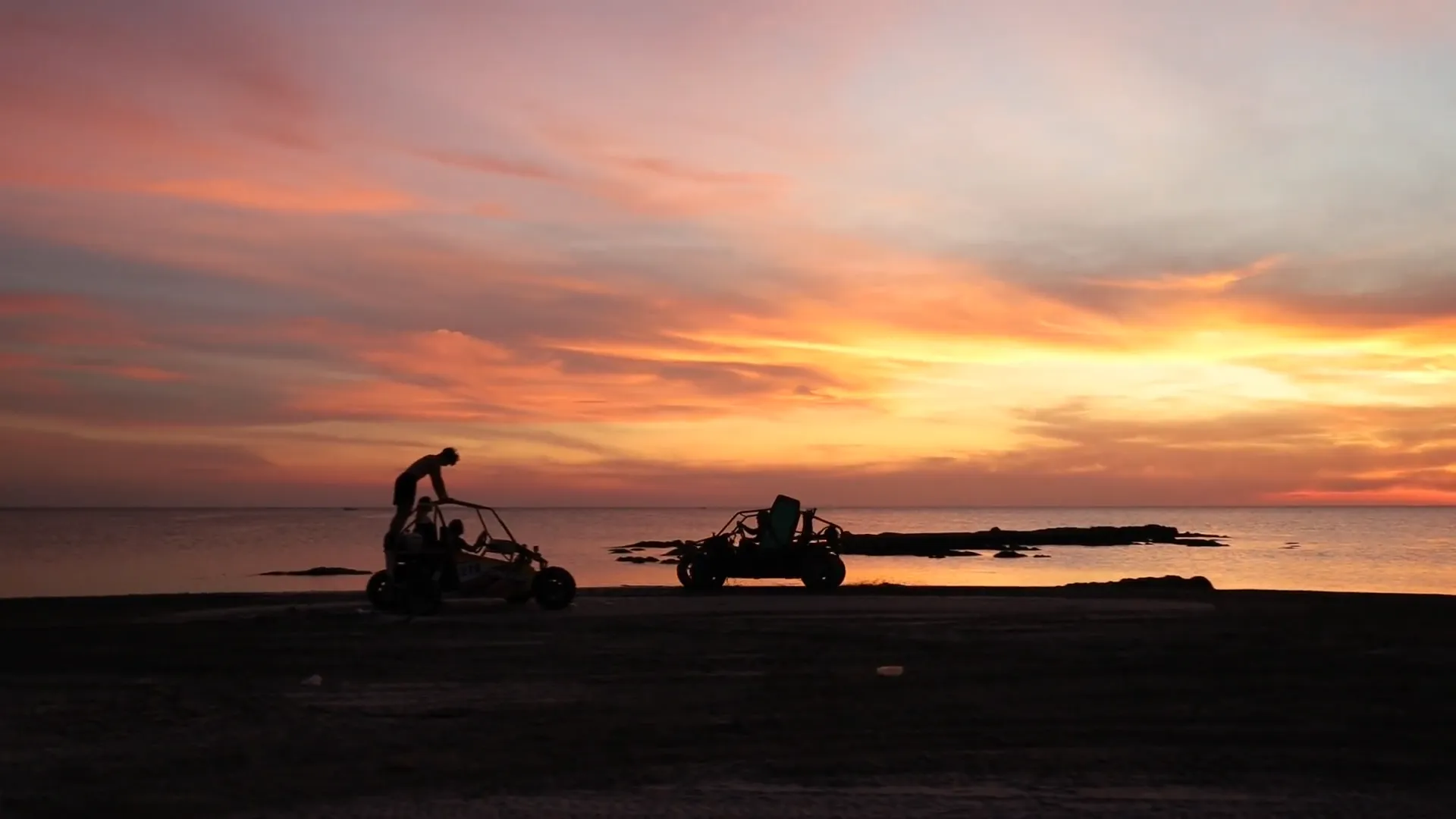 Eagle Bay Retreat Beach Activities ATV Riding Sunset